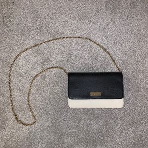 black and white henri bendel bag